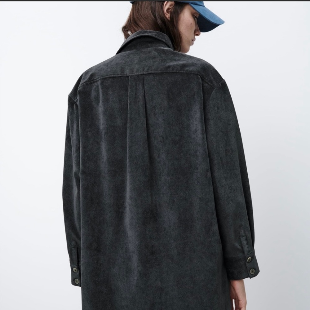 Zara Textured Weave Oversized Shacket Size Small  NWOT - Picture 11 of 16